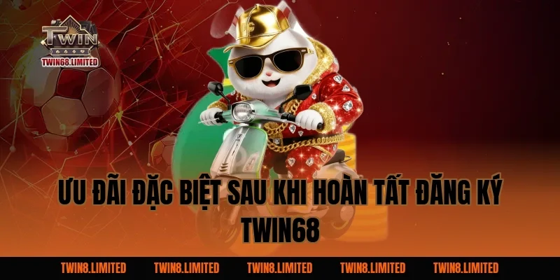 Ưu đãi đặc biệt sau khi hoàn tất đăng ký TWIN68